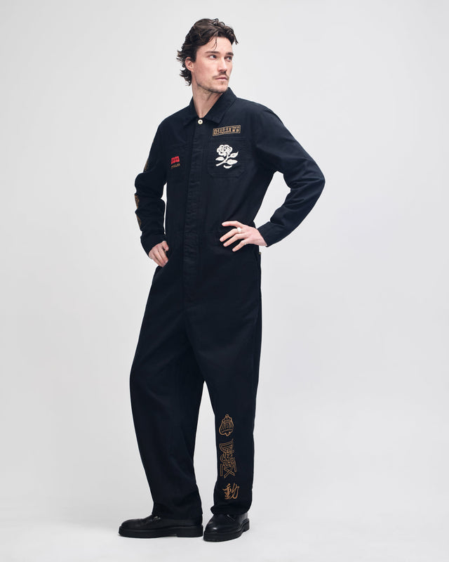Attaq On Time Coverall - Black