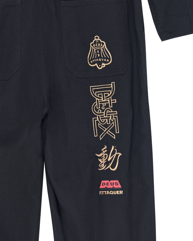 Attaq On Time Coverall - Black