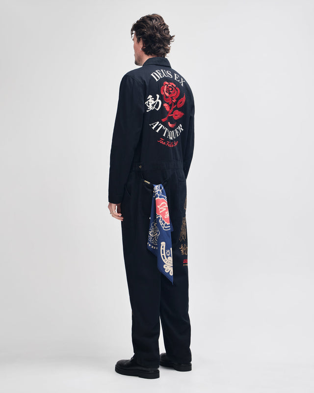 Attaq On Time Coverall - Black