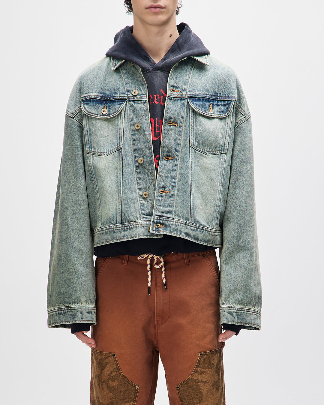 Jackets | Deus Ex Machina | Sasafras Jacket - Dirty Denim – Deus