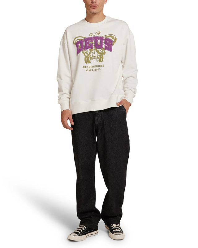 Fight Or Flight Crew - Vintage White