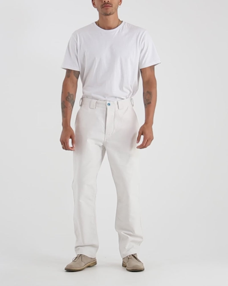 MW Work Pant - Vintage White